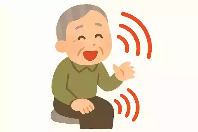 膝が笑うと、どんな声がしますか?