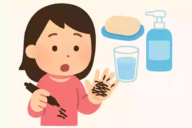 手についた油性ペンの汚れは何で取れるでしょう?NEW!