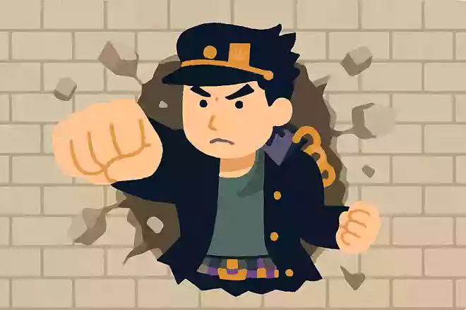 文字通り道を作るNEW!空条承太郎