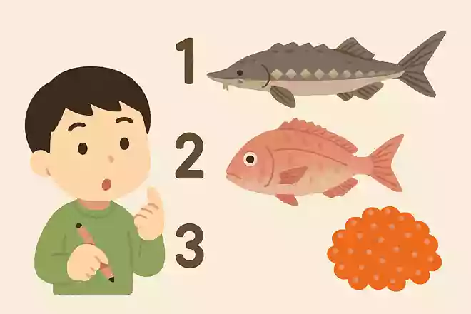 世界三大珍味と呼ばれるキャビアは何の魚の卵？