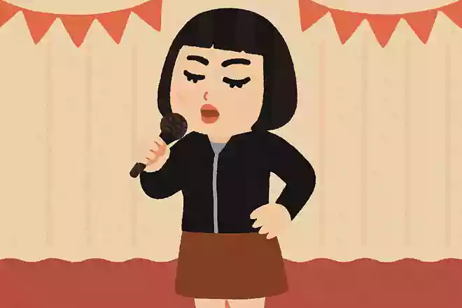 ブルゾンちえみのモノマネ