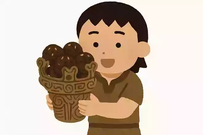 縄文土器を使って縄文人が作っていたお菓子はなんでしょう?