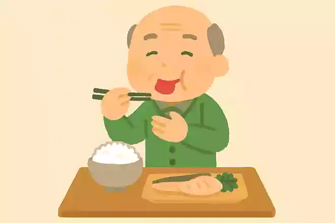よく噛みましょう。食べ物も人生もよく噛みしめると本当の味がわかります