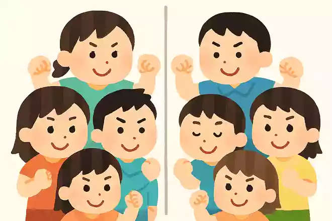 We are ◯組！お前に◯組が倒せるか！
