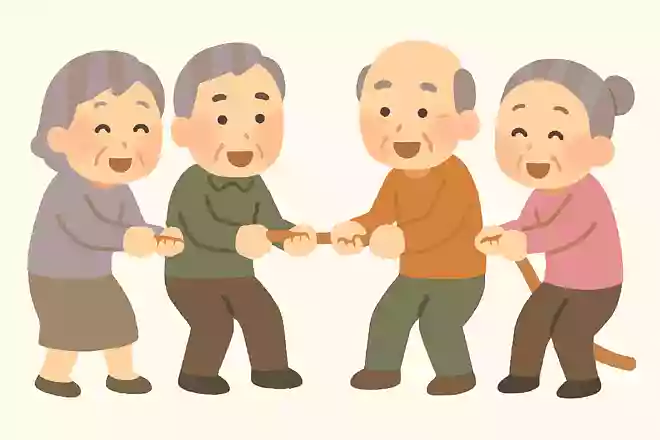 綱引き