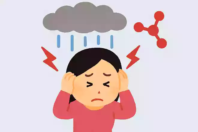 雨が振ると頭痛がするのは、ヒスタミンの分泌が増えるから