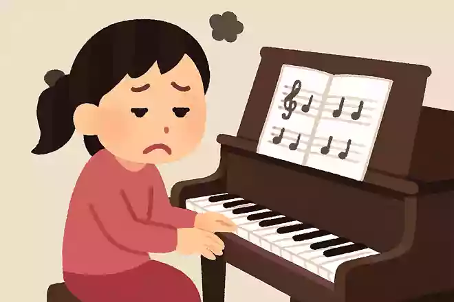 愛美さんは毎日ピアノの練習をしていました。ですがどれだけ練習しても上手になりません。一体なぜでしょうか?