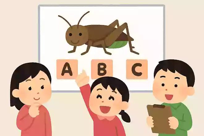 コオロギはどこに耳があるでしょう？