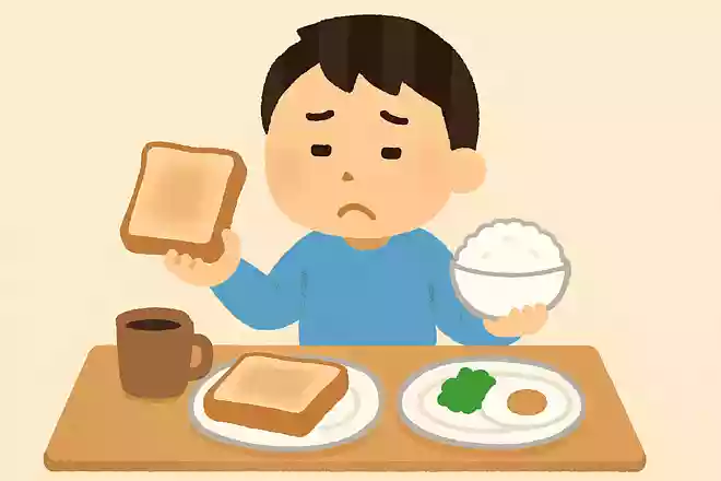 朝ごはんはパン派?ごはん派?