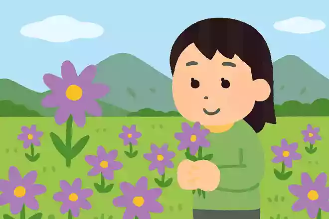 えびの高原にしか咲いていない花がある