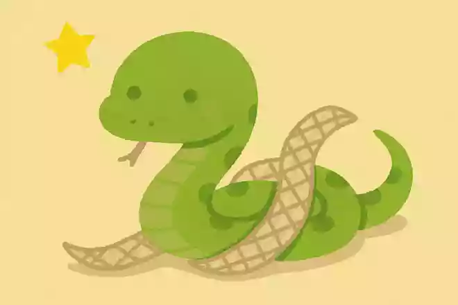 ヘビは成長するために脱皮する