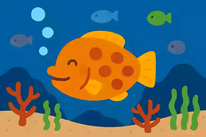 海の底で見えにくくなってしまう色は何色でしょう?