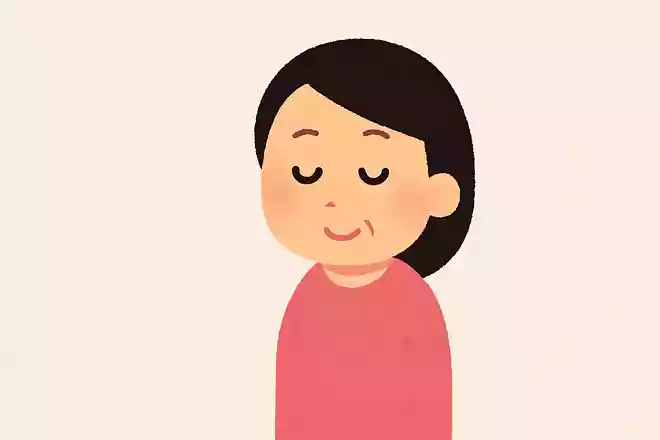 ◯歳には見えないよ。遠くから、目をつぶって。