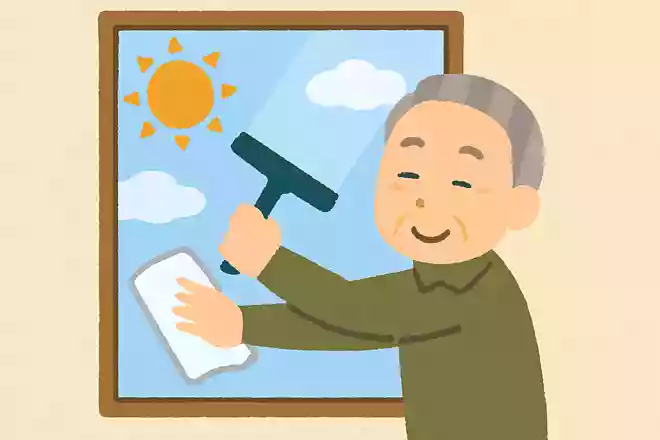 窓の掃除に適しているお天気は何でしょうか?