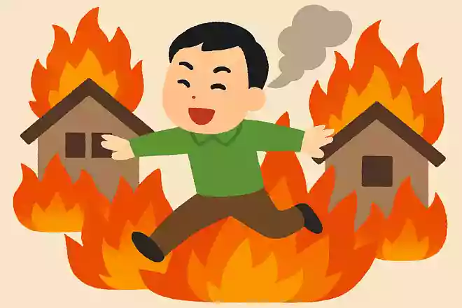 近所で火事が発生しました。次郎君は激しく燃える火事の中に、飛び込んで行きました。次郎君はなぜ、飛び込んだのでしょうか?