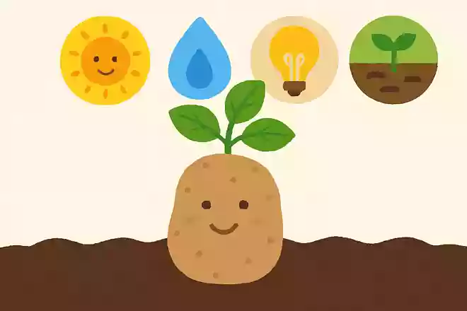 じゃがいもが成長するときに必要なのは何でしょう