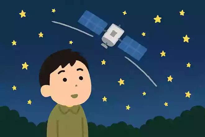 地球から肉眼で人工衛星は見られる