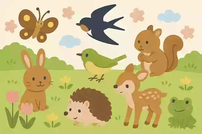 春になると元気な動物は?