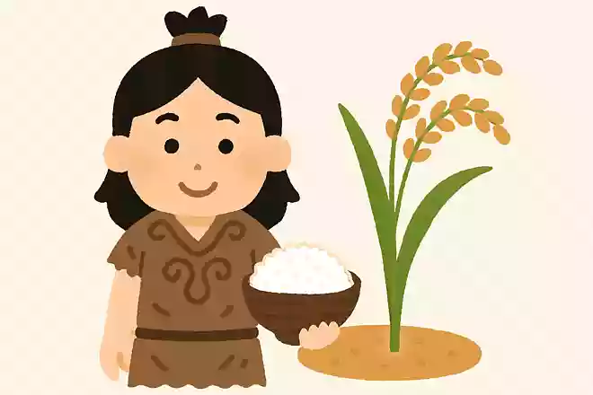 縄文時代に最初に伝わった米の色は?