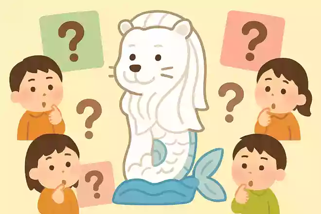 マーライオンの高さは何mでしょう?