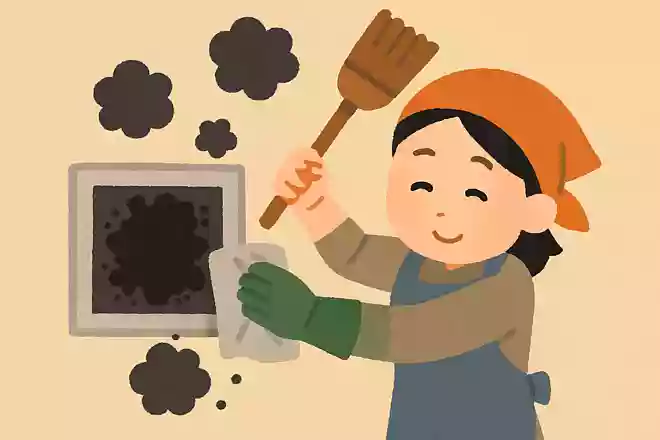 大掃除は神事であり「煤払い」が目的である。