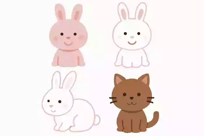 次のうちウサギにないものは?