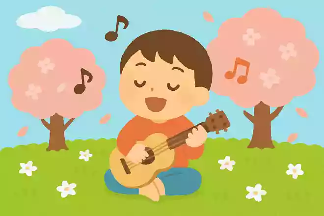 春に子供たちがよくうたう歌はなにかな?