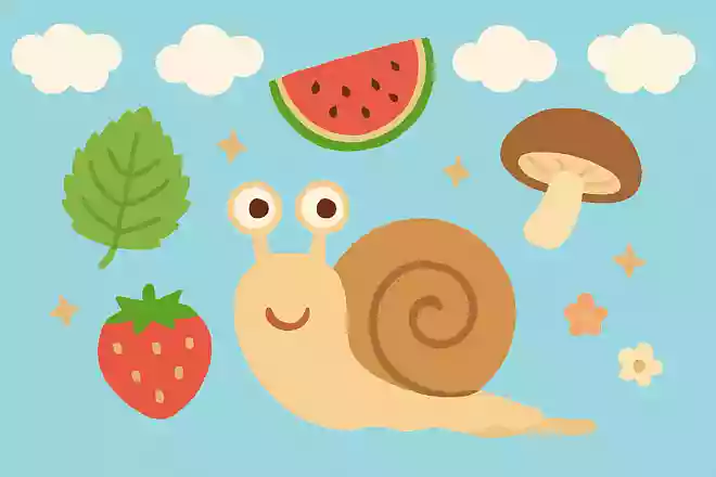 カタツムリが食べる驚きのものとはなんでしょう?