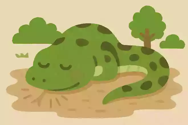 耳がなく音が聞こえないヘビは、地面に伝わる振動をあごで聞いている