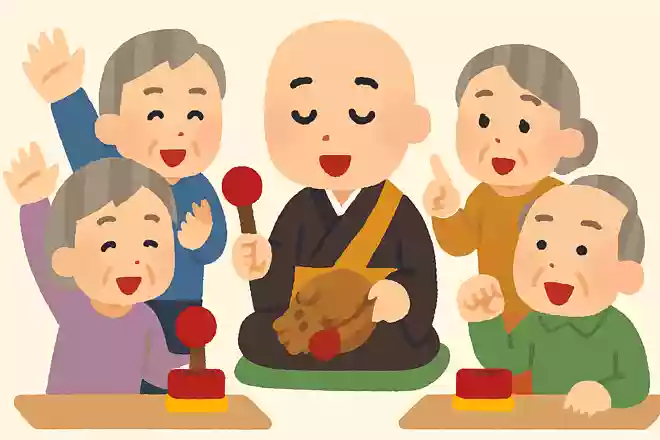 お経を読むときなど、お坊さんが木魚を叩く理由は何でしょうか?