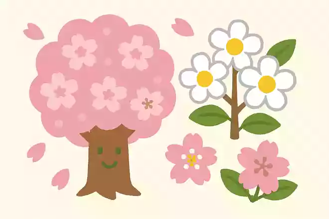 桜と仲間の花はどれでしょう?