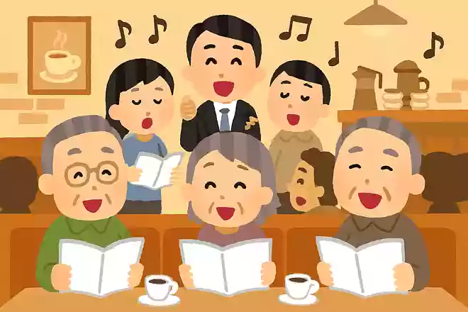 昭和30年頃に日本の都市部で流行した、みんなで合唱する喫茶店を何喫茶と呼んだのでしょうか?