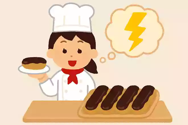 エクレアの名前の由来は何でしょう?