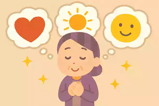 感謝は感動、健康、幸せの源なのよ。加藤シヅエ