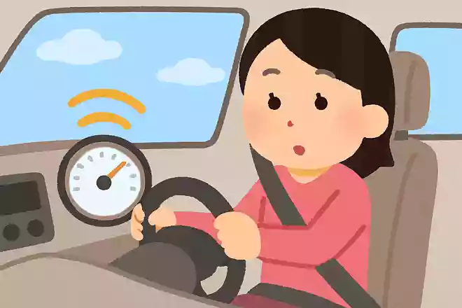 かつて一定の速度を超えると警告音が鳴るようになっていましたが、その音は一般的になんと呼ばれていたでしょうか?