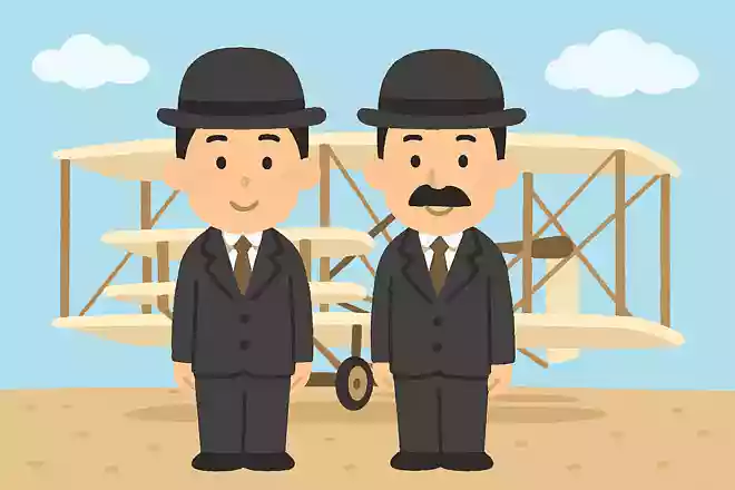 飛行機を発明したライト兄弟は何人兄弟でしょう?