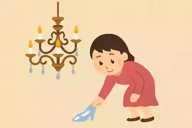 シャンデリア/ガラスの靴を拾ったのは?