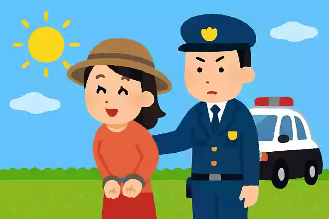 天気の良い日に外に出た女は逮捕された。いったいなぜ?