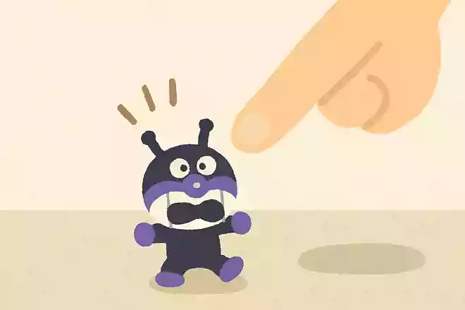 ばいきんまんを小さくしてしまうものは何でしょう？