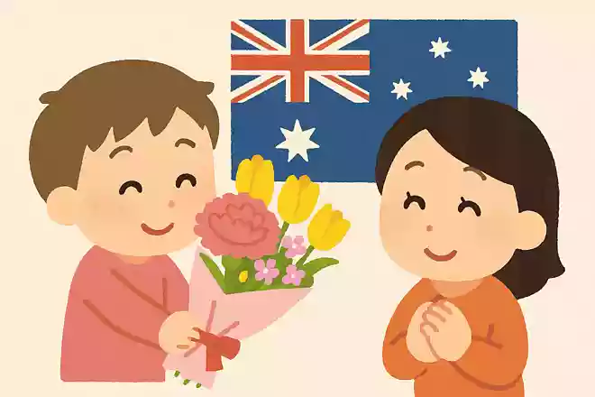 オーストラリアで母の日に贈る花