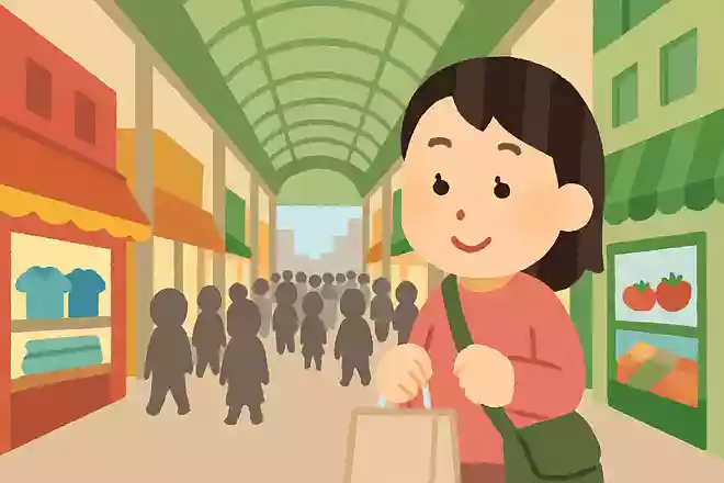 大阪には日本一長い商店街がある