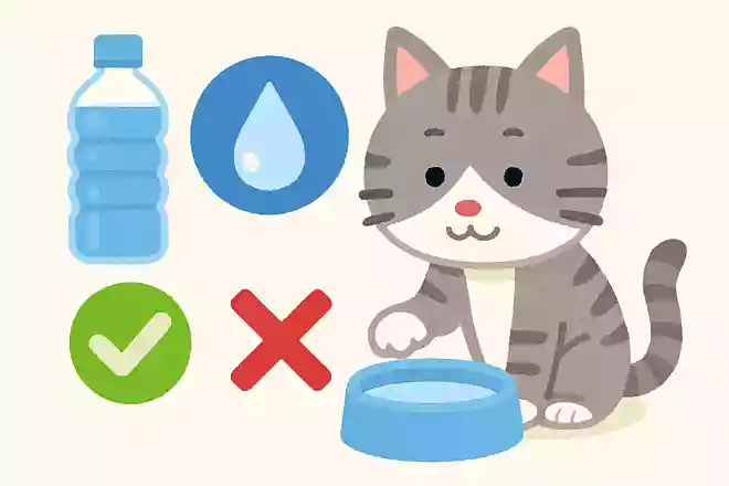 猫は水の味の違いがわかる?◯か✗か