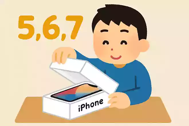 iPhoneの箱を開ける時間は7秒に設定されている