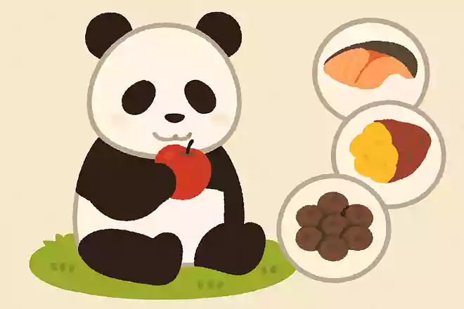 パンダの主食は竹ですがそれ以外でも食べるのは何でしょうか?