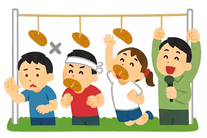 手でパンに触れたら失格