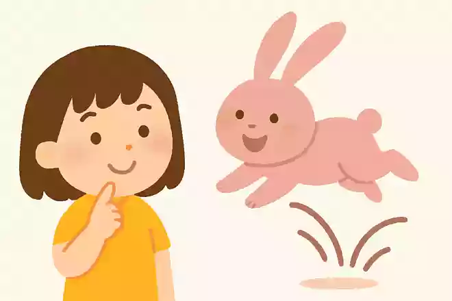耳が長くて、ぴょんぴょん飛ぶ動物は何でしょうか?