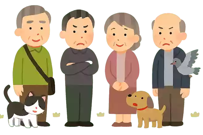 ナカムラさんとウエノさんとサナエさんとナイトウさんの4人の内、動物に嫌われてしまう人は誰でしょうか?