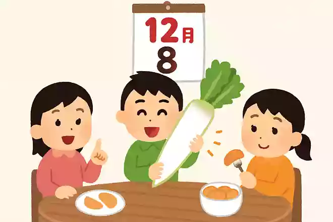 子供たちの食育の一環として、12月8日に制定された記念日といえば何でしょう?