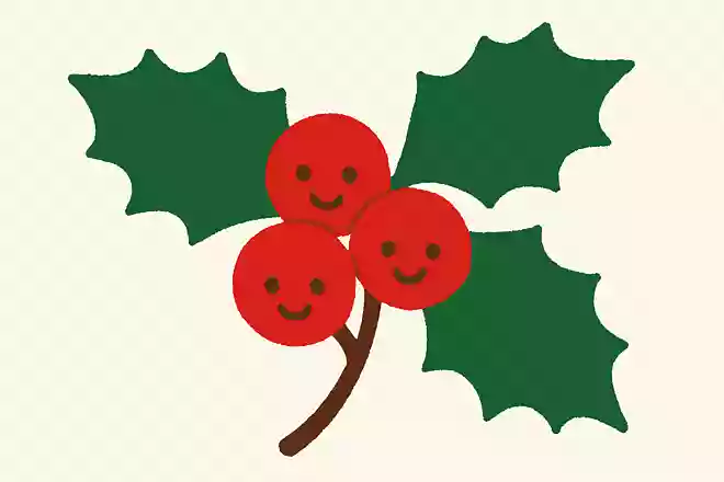 クリスマスリース作りによく使われる、赤い実のついた植物は?