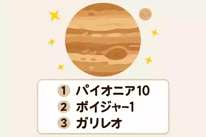 世界初の木星探査機の名前は？